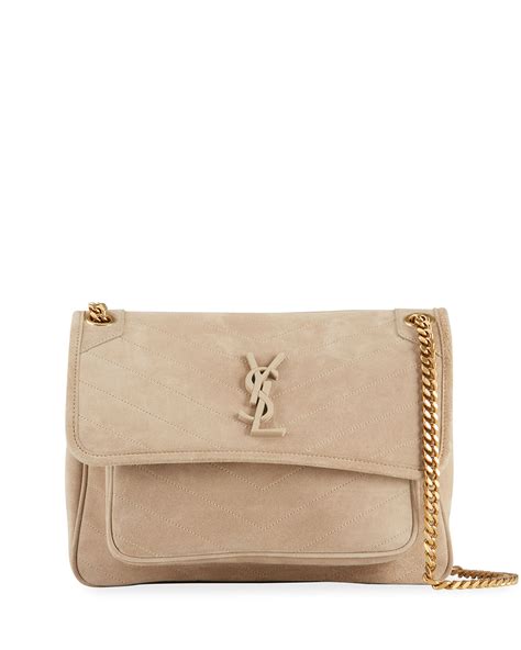 ysl niki bag suede.